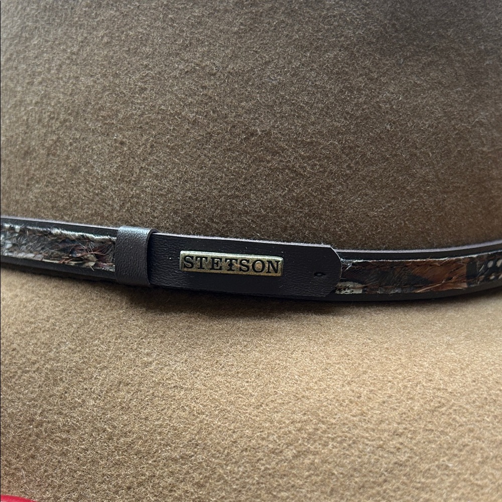 Stetson Tan Hat with Textured Band